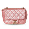 Chanel Mini Squared Tasche CC Crystal in Pink