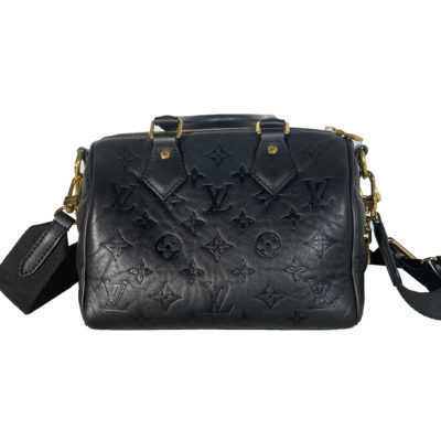 CEMA00204_LouisVuitton_Speedy_Bandouliere22_Neo_Schwarz_ZweiSchulterriemen