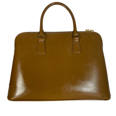 CEMGCEMG00058_Prada_Braun_Handtasche_BowlingBag00058_Prada_Braun_Handtasche_BowlingBag