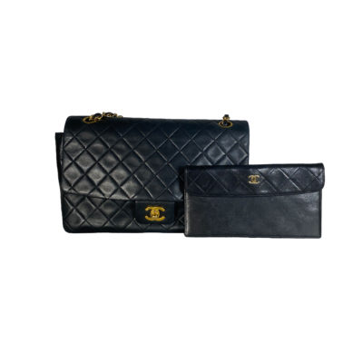 CEMB00076_Chanel_SingleFlap_Classic_Timeless_Gold_Schwarz_Lammleder