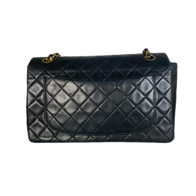 CEMB00076_Chanel_SingleFlap_Classic_Timeless_Gold_Schwarz_Lammleder