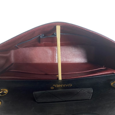 CEMB00076_Chanel_SingleFlap_Classic_Timeless_Gold_Schwarz_Lammleder