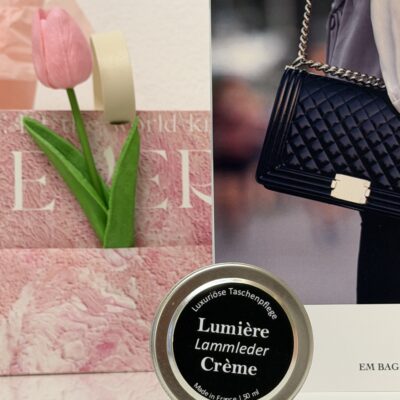Taschen Pflegecreme für Lammledertaschen wie Chanel