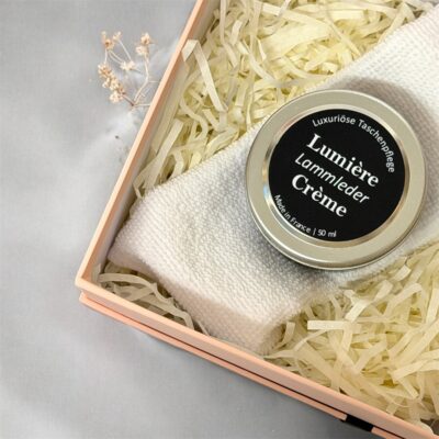 Taschen Pflegecreme für Lammledertaschen wie Chanel