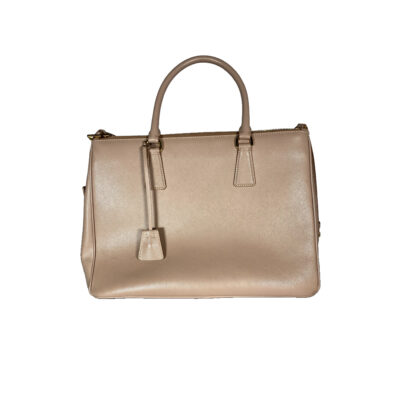 Prada Saffiano Galleria in Rosa mit Front Pocket _CEMG 00063