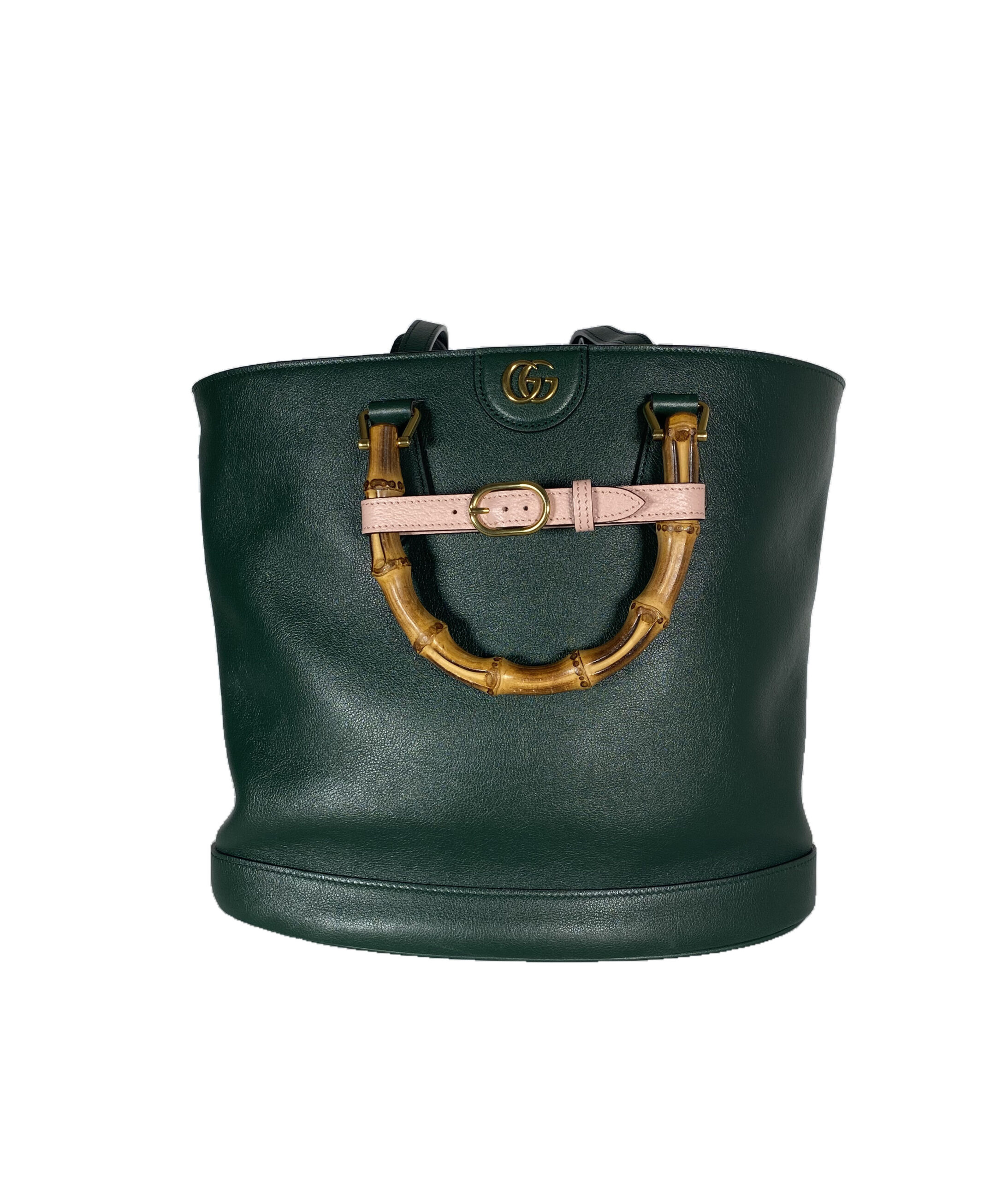 CEME 00043_Gucci Tote_Diana_Grün_Bamboo Henkel CEME 00043_Gucci Tote_Diana_Grün_Bamboo Henkel