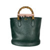 CEME 00043_Gucci Tote_Diana_Grün_Bamboo Henkel