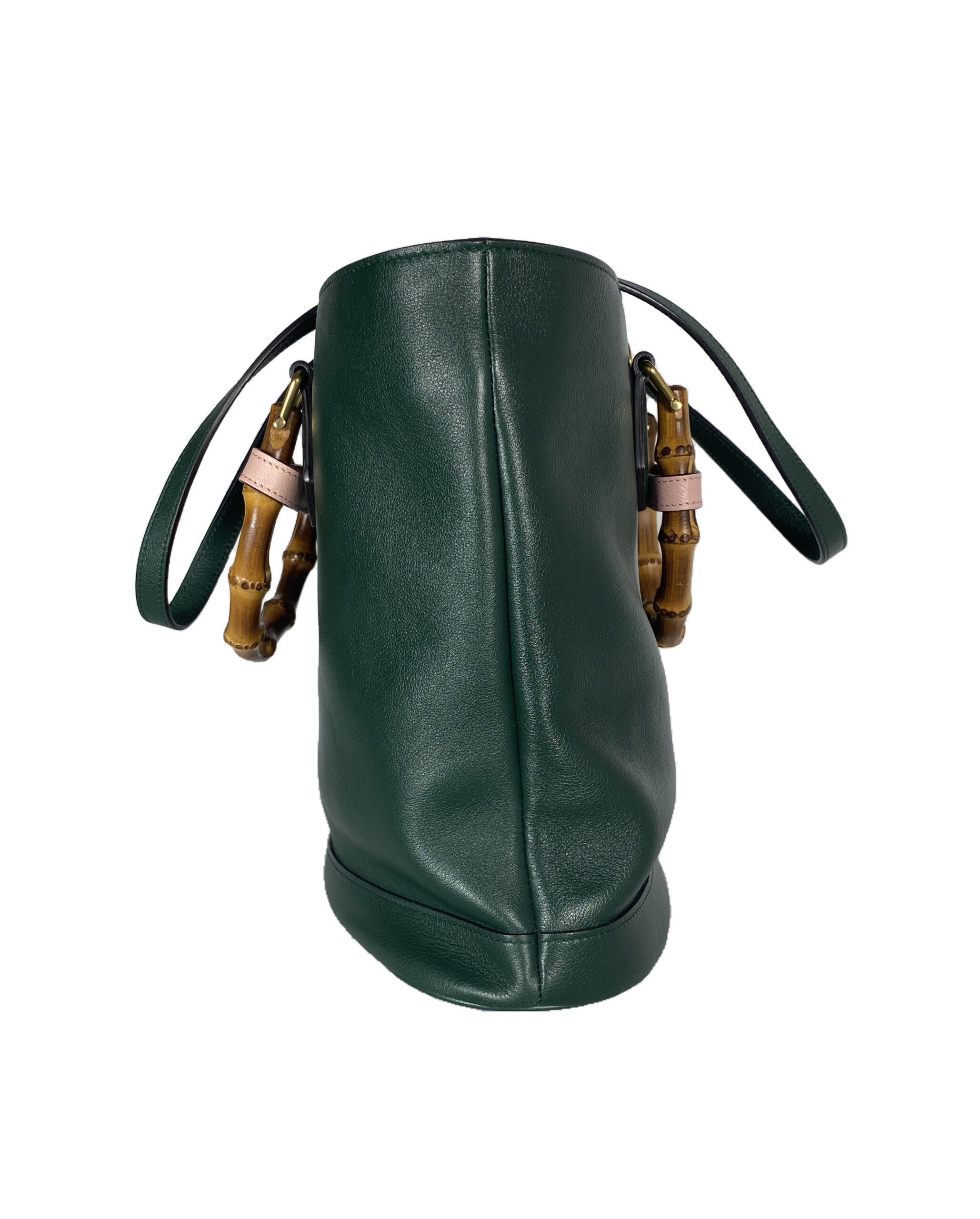 CEME 00043_Gucci Tote_Diana_Grün_Bamboo Henkel CEME 00043_Gucci Tote_Diana_Grün_Bamboo Henkel