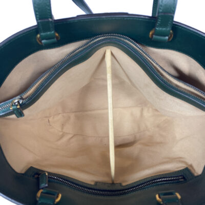 CEME 00043_Gucci Tote_Diana_Grün_Bamboo Henkel