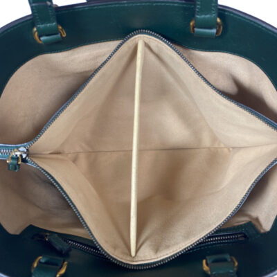 CEME 00043_Gucci Tote_Diana_Grün_Bamboo Henkel