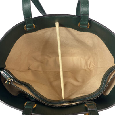 CEME 00043_Gucci Tote_Diana_Grün_Bamboo Henkel