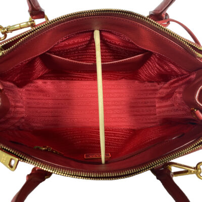 Prada Galleria Tasche in Rot _ CEMG 00062
