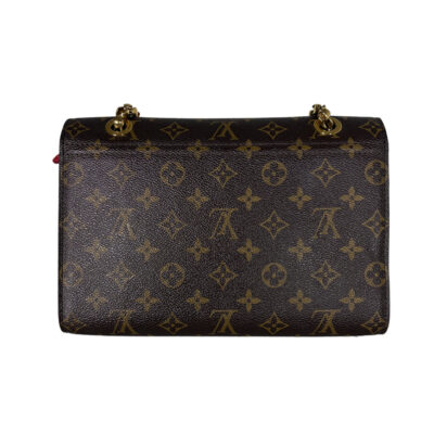 Louis Vuitton Victorie Rot_EMA 00592_Monogram_Rot Glattleder_Goldene Hardware