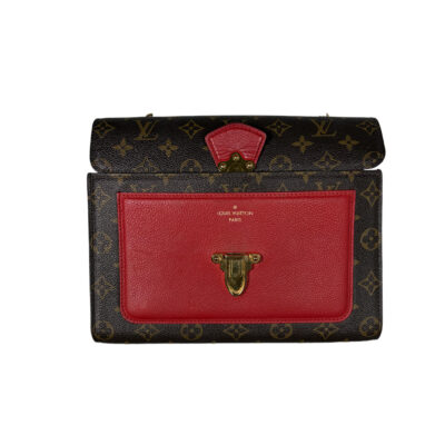 Louis Vuitton Victorie Rot_EMA 00592_Monogram_Rot Glattleder_Goldene Hardware
