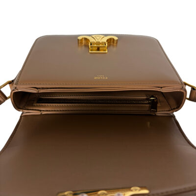 Celine Triomphe Teen Bag _Braun_Gold_CEMX 00158