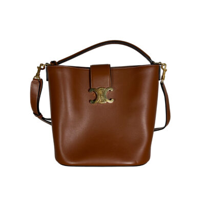 Celine Bucket Louise Bag_Braun_Gold_CEMX 00156