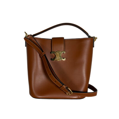Celine Bucket Louise Bag_Braun_Gold_CEMX 00156