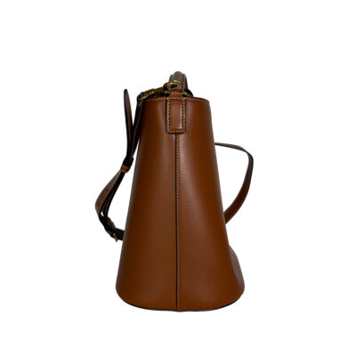 Celine Bucket Louise Bag_Braun_Gold_CEMX 00156