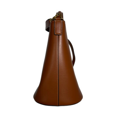 Celine Bucket Louise Bag_Braun_Gold_CEMX 00156